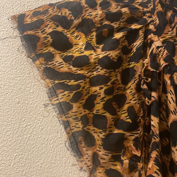 Sundays Women size Medium Wild Animal (leopard)Patterned Dress - Picture 7 of 16